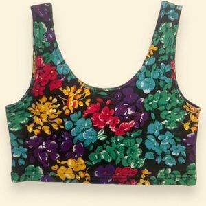 Retro cropped tank top!